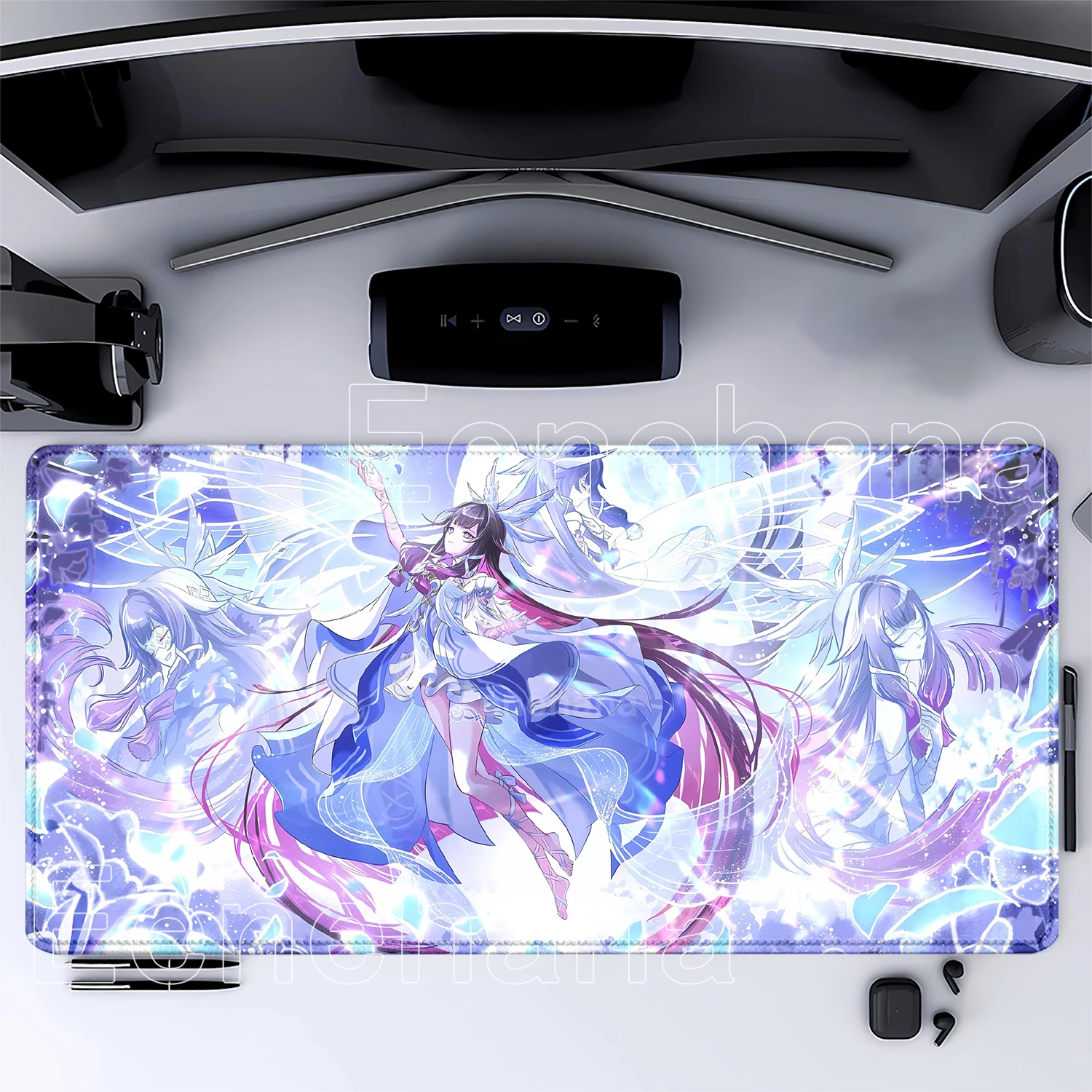 Genshin Impact Cute Columbina Mousepad Precise And Smooth Washable Mousepads Gamer Table Pad Desk Gadgets PC Desktop Accessories