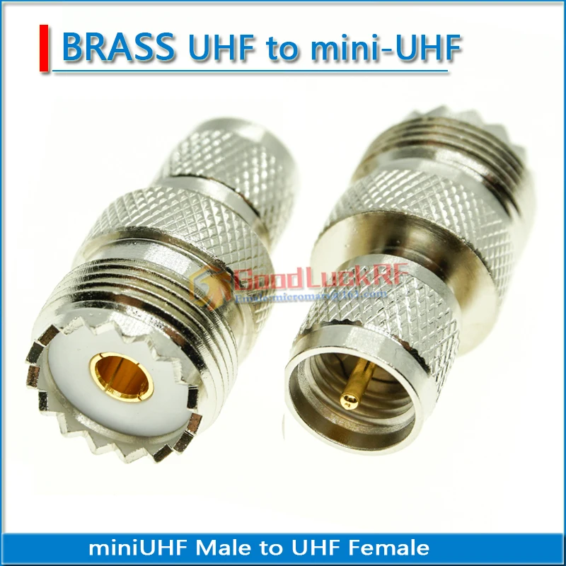 mini UHF mini-UHF miniUHF Male to UHF PL259 SO239 Female Cable Connector Socket KENWOOD Antenna TO Motorola Straight RF Adapters