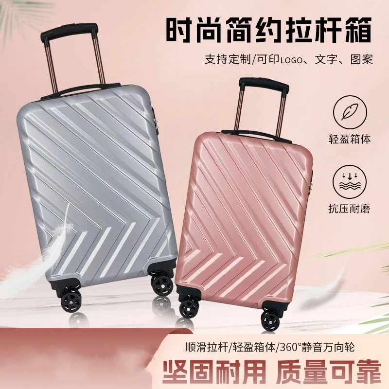 New 20inch Combination Lock Suitcase Trolley Case Universal Wheel Business Trip Suitcase Boarding Case