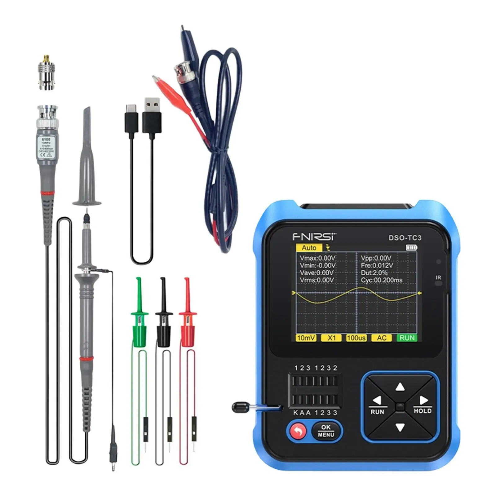 

Digital Oscilloscope Meter 500KHz Capacitance Tester for DIY High Configuration