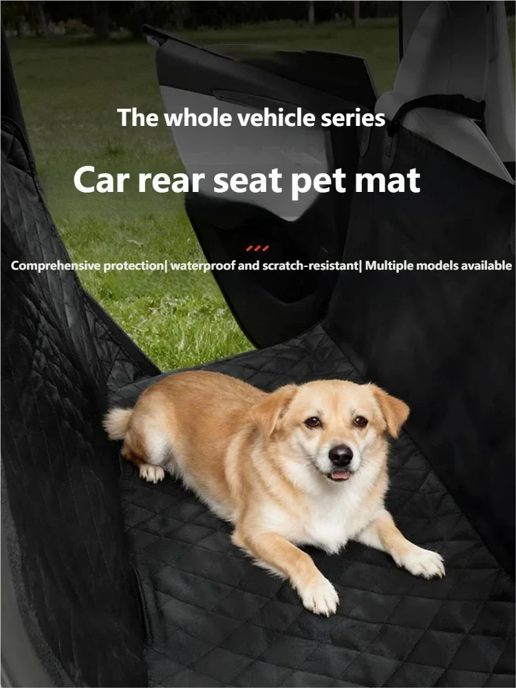 For Tesla Model YL Y Juniper 3 Highland 600D Oxford Cloth Dog Car Seat Cover Waterproof Pet Dog Anti-Dirty Pet Seat 2026 Car Mat