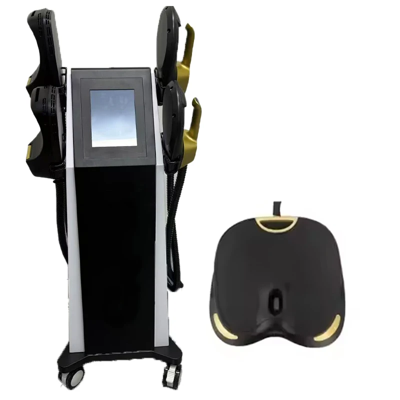 

6500W Weight Loss Muscle Gain Slimming Vertical Black Gold Body Slimming Machine