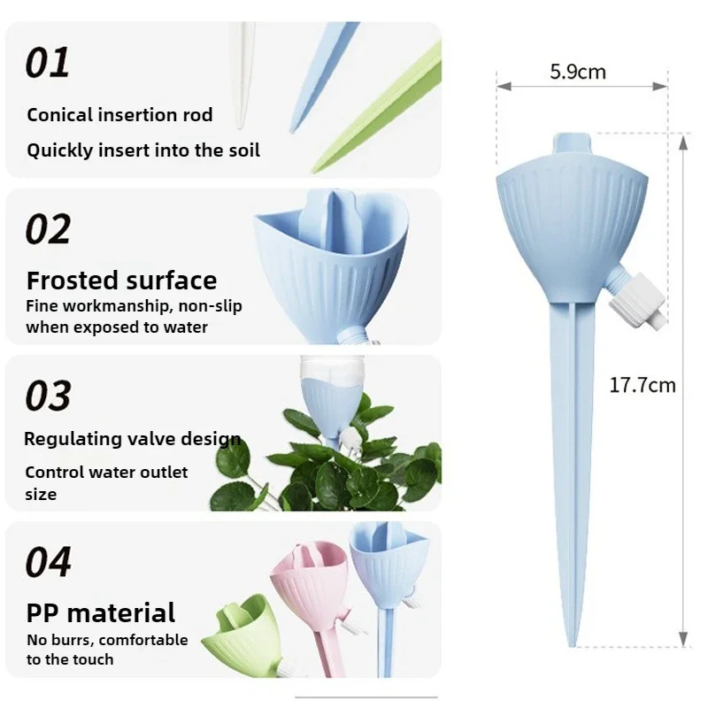 Automatic Watering Device Creative Plant Potting Gardening Adjustable Speed Dripping Device Lazy Home Automatic Water Infiltrati