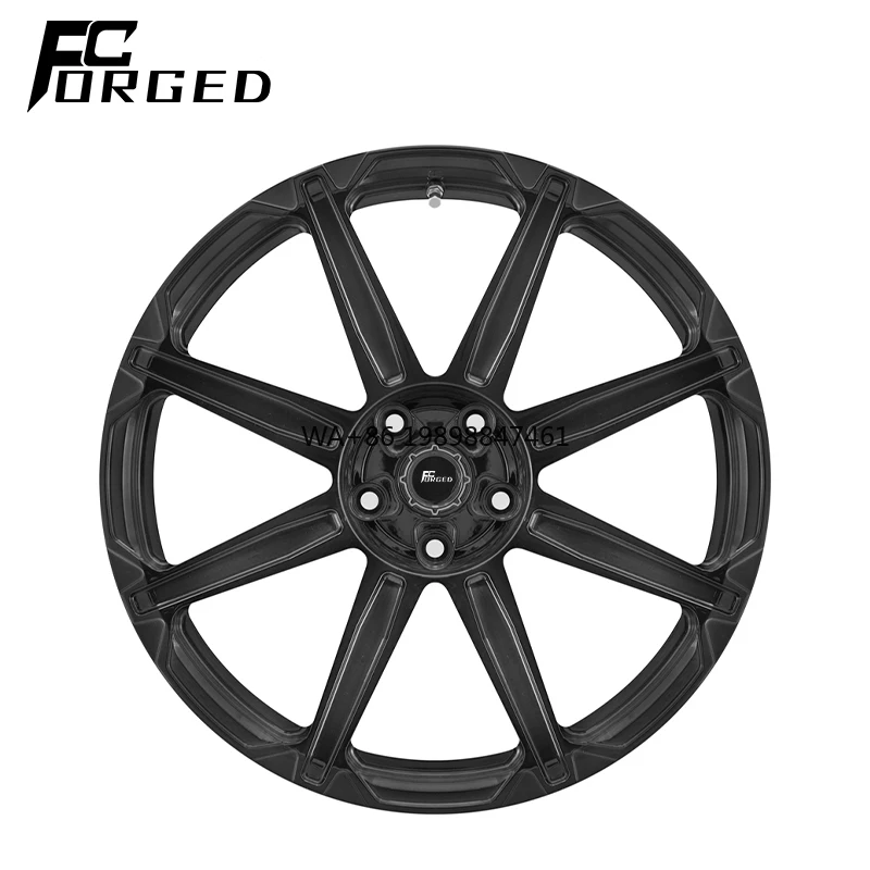 

Custom Lightweight Forged Wheels 5 Hole Deep Concave Black Finish 18 19 20 21 22 23 24 Inch for Luxury Sports Car