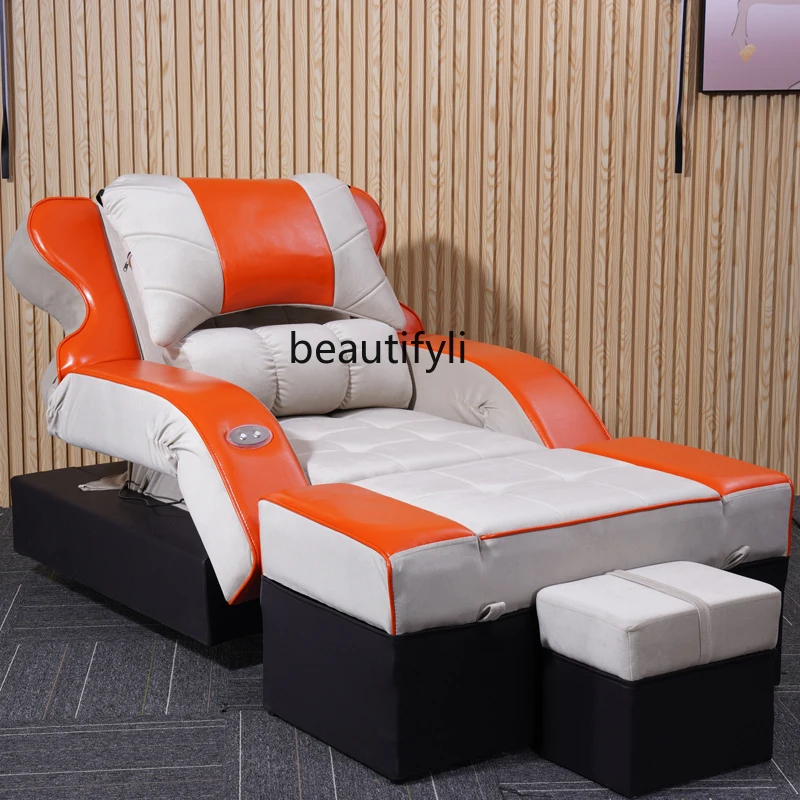 Foot Bath Electric Pedicure Sofa Recliner Ear Cleaning Foot Washing Massage Couch Bath Foot Massage Spa