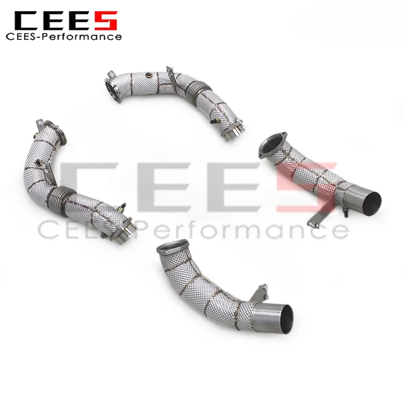 CEES Enhanced Soound Downpipe for BMW M850/M850i Alpina B8  G14 G15 G16 4.4TT 2024 Stainless Steel Exhaust Downpipe Header