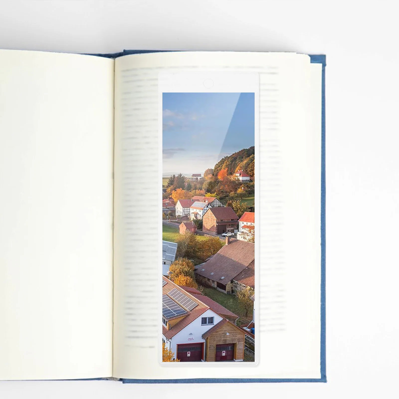 10개입 슬리브 블랭크 클리어 북마크 디스플레이 커버 보호용 정리함 창의적인 북마크 액세서리 책 애호가용 경량