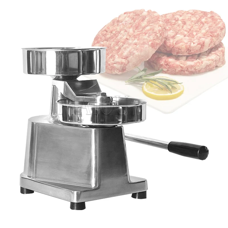 Commercial Manual Hamburger Patty Press Round Meatball Shaping Machine