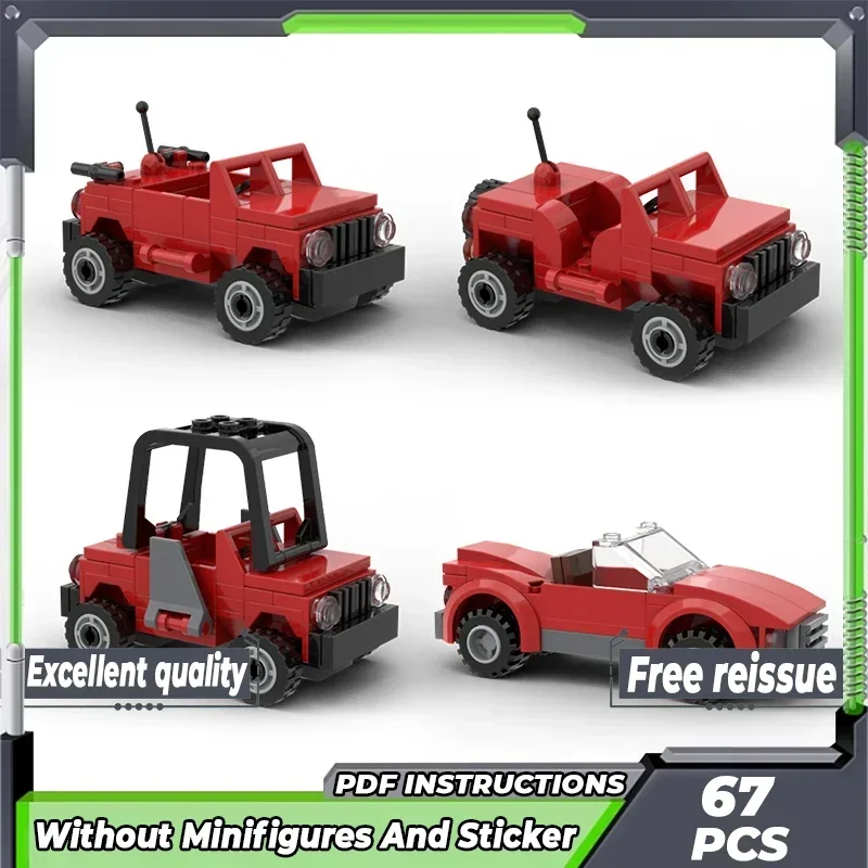 

City Vehicle Model Moc Building Bricks Upgraded Hill Climber Car Technology Modular Blocks Gift Christmas Toys DIY Sets Assembly