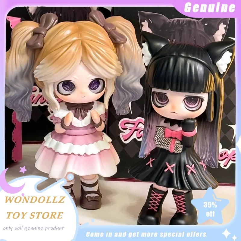 الأسهم الأصلية كيكي الخيال متجر الحيوانات الأليفة سلسلة صندوق أعمى القوطية نمط تمثال Kawaii فتاة الشكل سطح المكتب حلية لعبة عصرية هدية