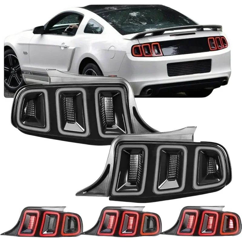 1 Pair 2x Rear Brake Taillight Tail Light  Stop Light for Ford Mustang 2010 2011 2012 2013 2014