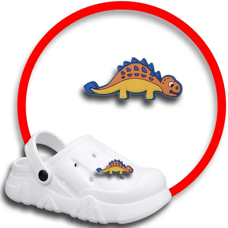 حذاء Tyrannosaurus Rex لصنادل Crocs ، دبابيس قباقيب ، إكسسوارات زينة ، رجال ونساء ، شارات للأطفال