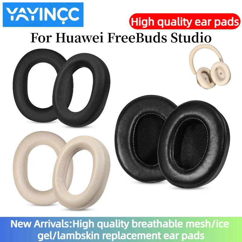 YAYINCC 交換用イヤーパッド バックル付き Huawei FreeBuds Studio ヘッドフォン イヤークッション、ヘッドセット イヤーパッド、イヤーカップ イヤーマフ用