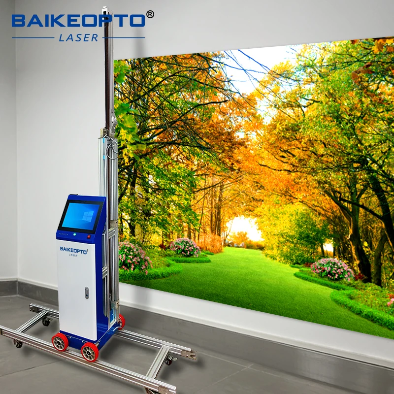 

BK-UV64 New Automatic Wall Print Machine Inkjet Printer Direct Print on Mural Printing Machine Indoor Outdoor Uv Wall Printer