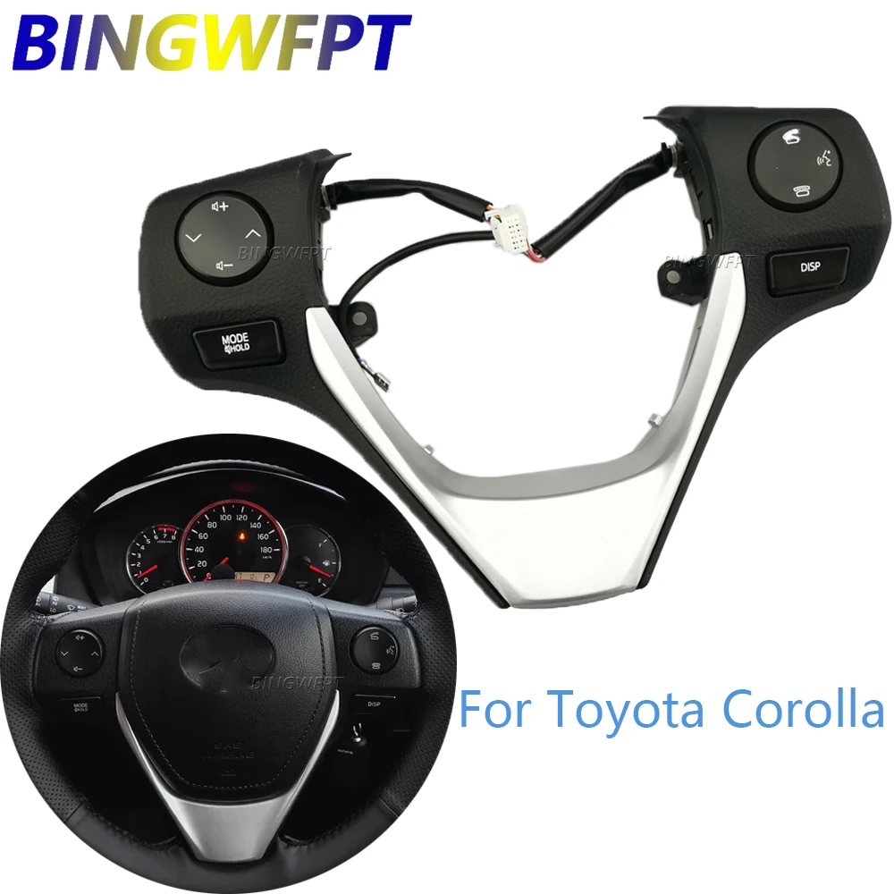 

Новая кнопка переключения на руле для Toyota Corolla 2014-2018, Yaris, Vios 2018-2022, артикул 84250-02560