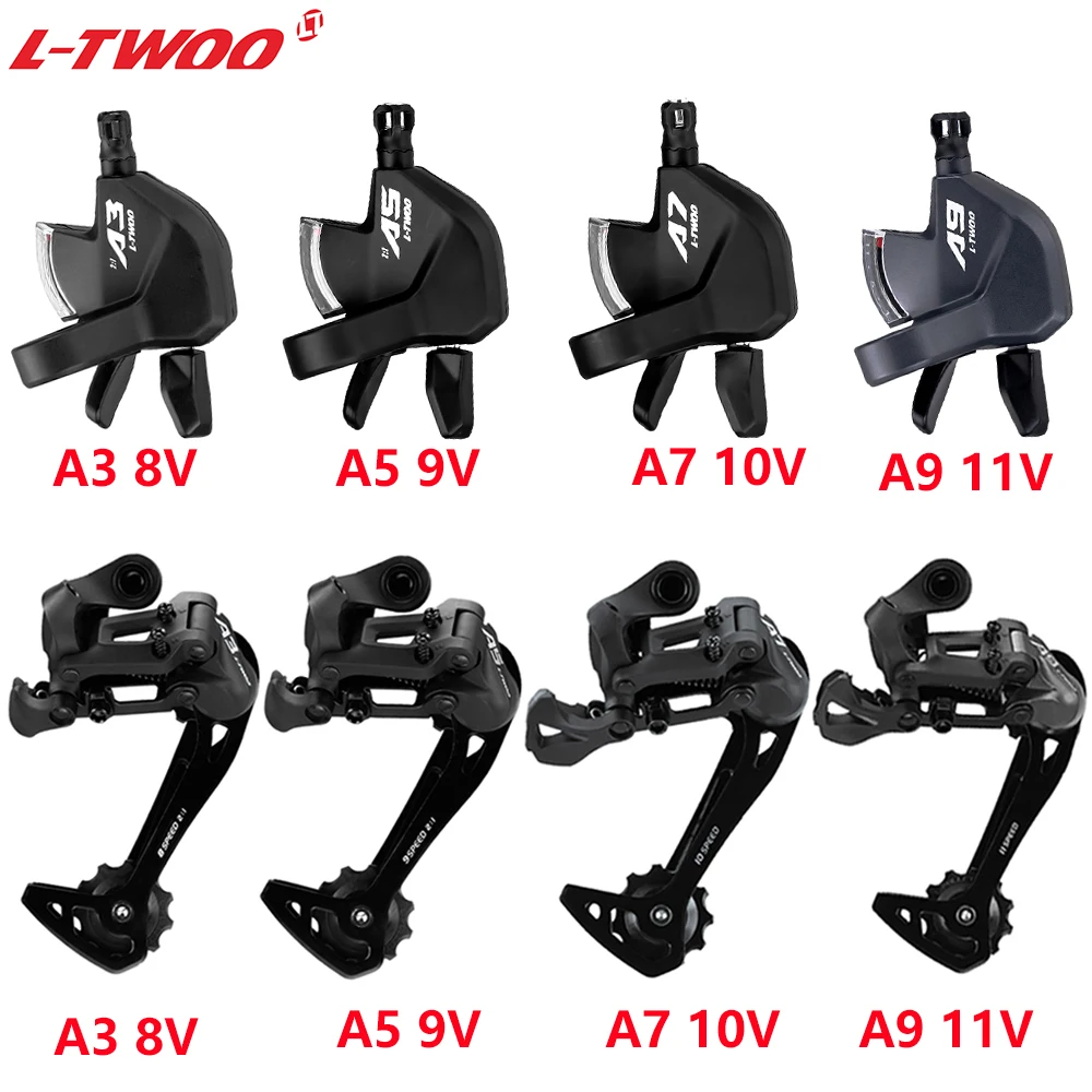 

LTWOO Derailleurs Groupset For Mtb Bicycle 7s 8s 9s 10s 11Speed Rear Derailleurs + Shifter Lever Compatible SHIMANO