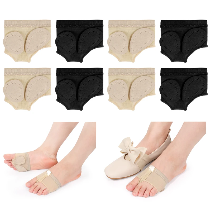 Dance Foot Pads, Non-Slip Floor Mats, Double Patch Design, Made of Microfibre and Elastic Mesh, Fitness Accessories for Ballet image 5