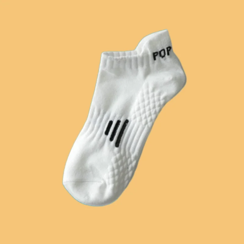 5/10 Pairs Spring and Summer Basketball Socks Professional Running Socks Men Massage Bottom Sports 2024 White Socks Short Socks