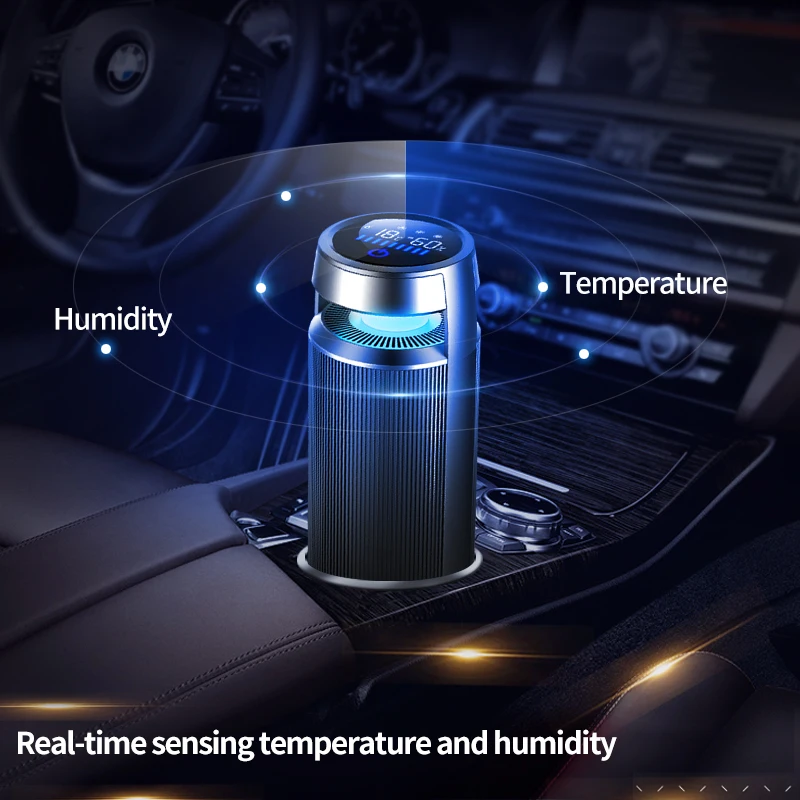 Sale Portable Purifier With H13 HEPA Filter For Home Car Office Smart Aluminum Alloy