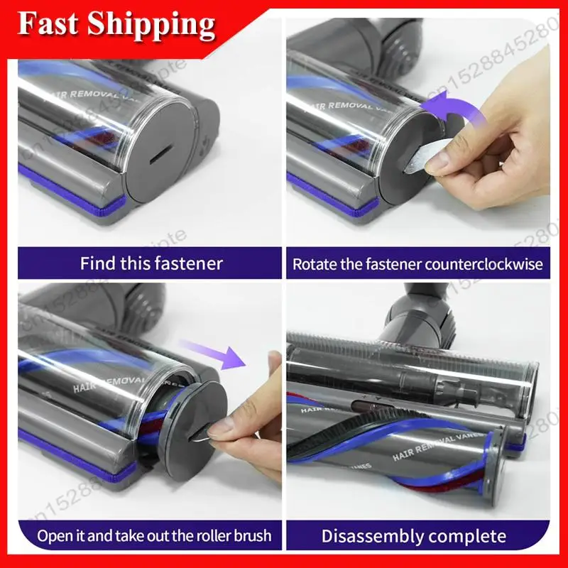 

-ABUB High Torque Replacement Head For Dyson V10 V11 V15 Model Cordless Vacuum Cleaners, Part No. 970100-05