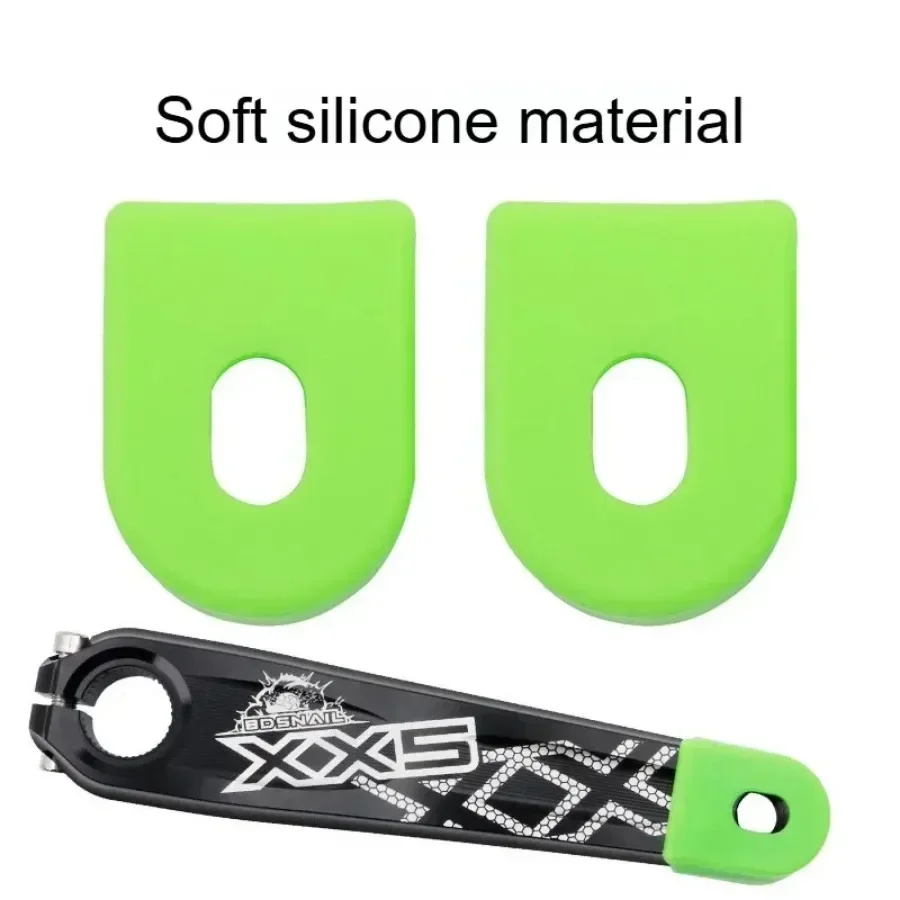 MEROCA Bicycle Crank Arm Protector Cover Silicone Crankset Case Bicycle Crank Protective Boots Sleeves Bicycle Accessories image 3
