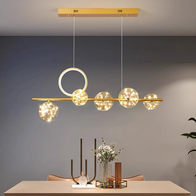 Modern LED Chandeliers para Home Decor, Luzes penduradas, Sala de estar, Sala de jantar, Iluminação interior