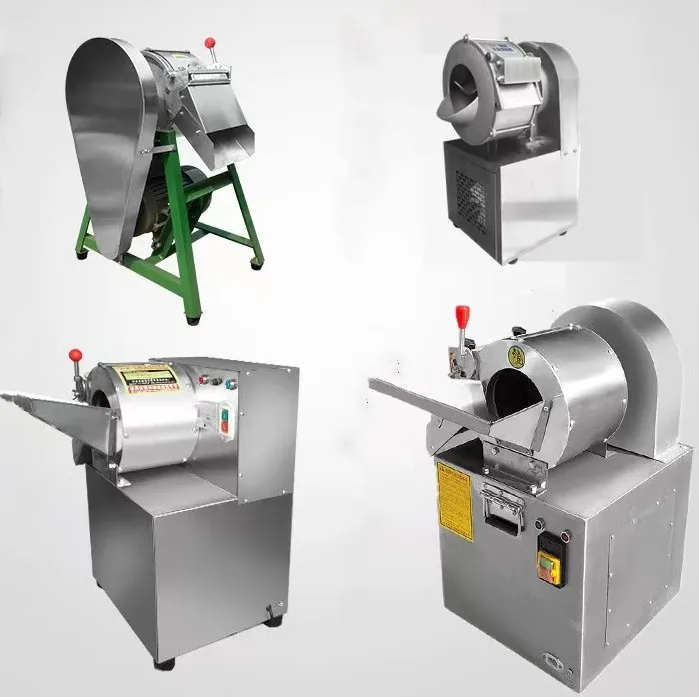 قطاعة الخضار التجارية البطاطس الحلوة والزنجبيل الزعرور والرمان الكهربائية آلة تقطيع البطاطس مكعبات الفجل