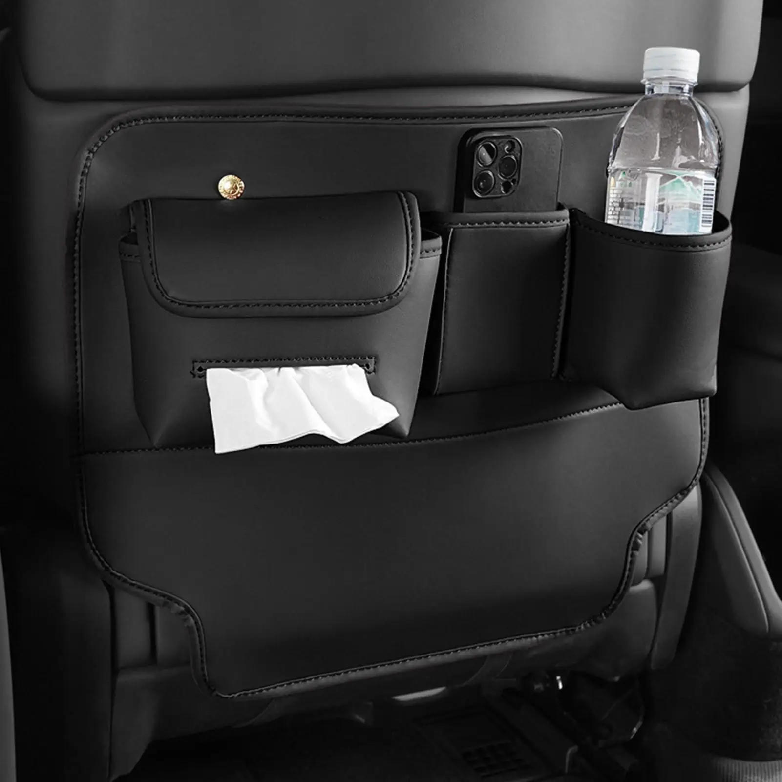 

Car Backseat Organizer Car Back Seat Storage Hanging Bag Car Accessories For Drinks Toys Water Bottle Umbrella