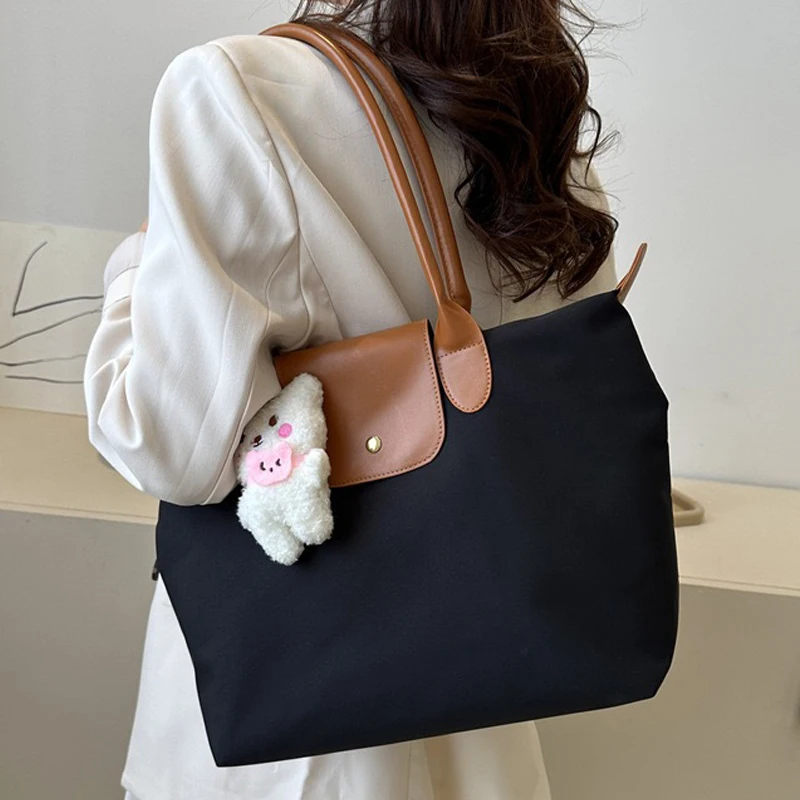 Bolso de hombro tipo bandolera a la moda para mujer, bolso Oxford informal para axila, bolso de mano clásico de gran capacidad