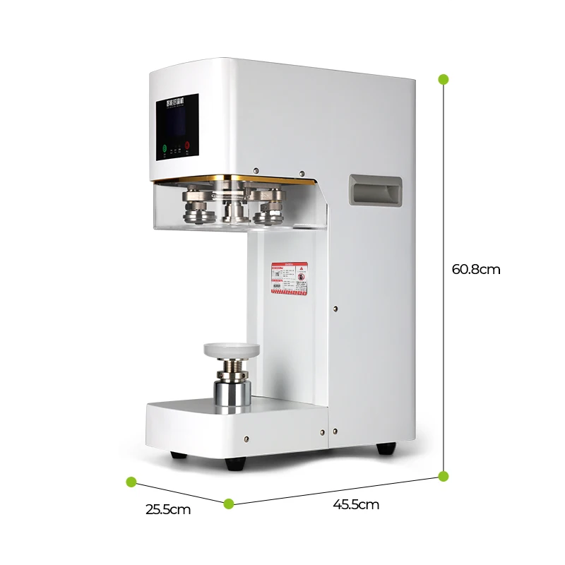 One Point Seven Electric Aluminum Can Sealing Machine Automatic Cup Holder Beverage Bottles Cans Sealing