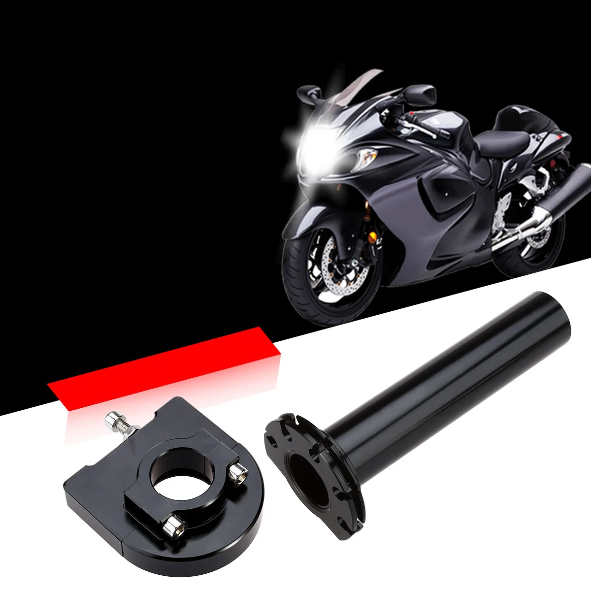 

Accelerator Handle CNC Machined Throttle Seat Universal Fit Handlebar Grips Motocycle Level Motorcycle