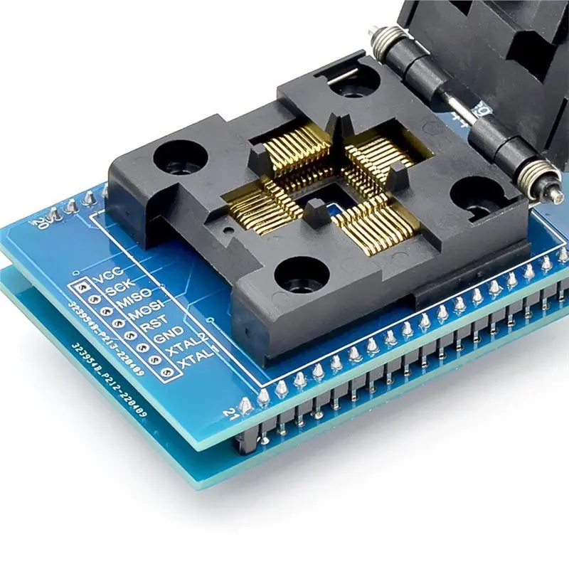 

Адаптер-адаптер-переходник TQFP32 на DIP28, TQFP44 на DIP40 для интегральных микросхем, гнездо для программатора, инструмент для тестирования ИС, чип-адаптер - 【A74Z Miuai】