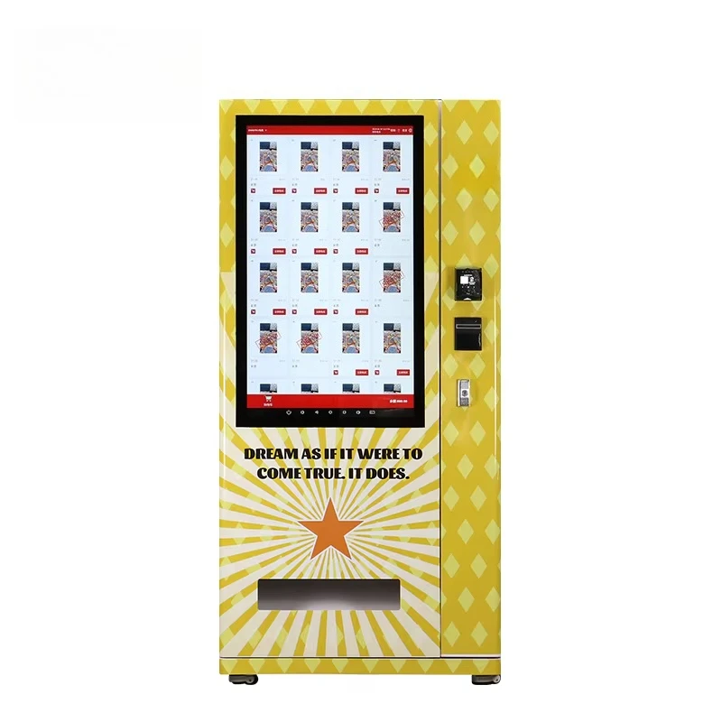 Large Touch Screen Automatic Postcard Scratch Off Lottery Ticket Vending Dispenser Commercial OEM Customized