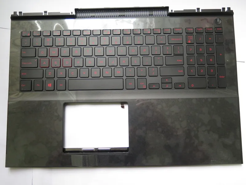 Imagem -06 - Eua Novo Teclado do Portátil para Dell Inspiron157000 7566 7567 7568 7577 5567 sem Backligh c Capa Escudo ru