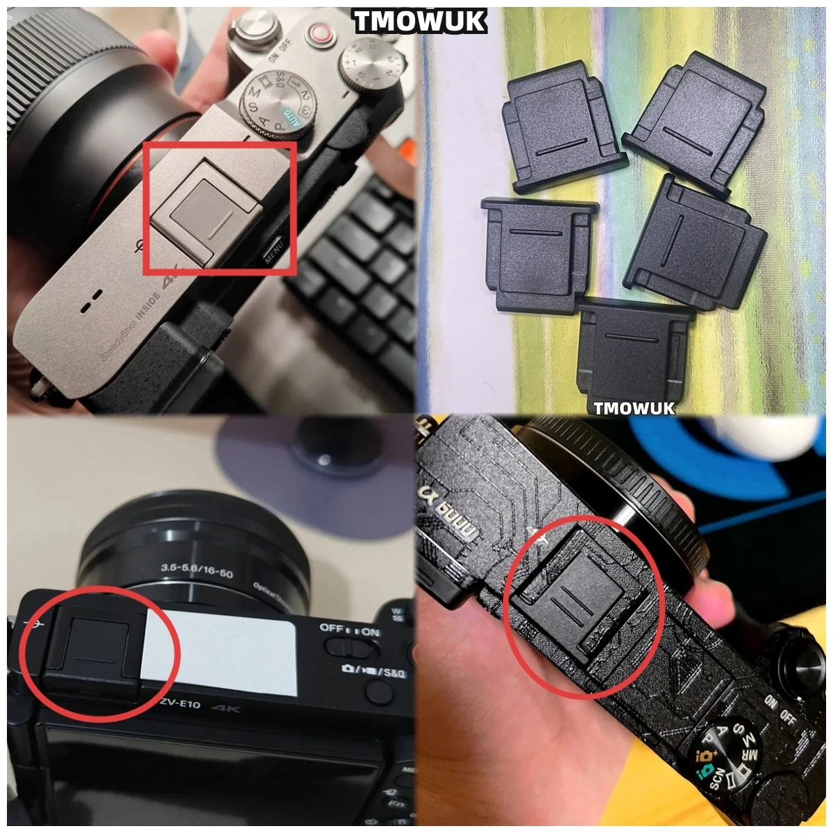 

For Sony A7 IV A7R IV A7S II A7CR A7C II A6300 A6600 A6100 Hot Shoe Cover Camera Accessories Cap Protector