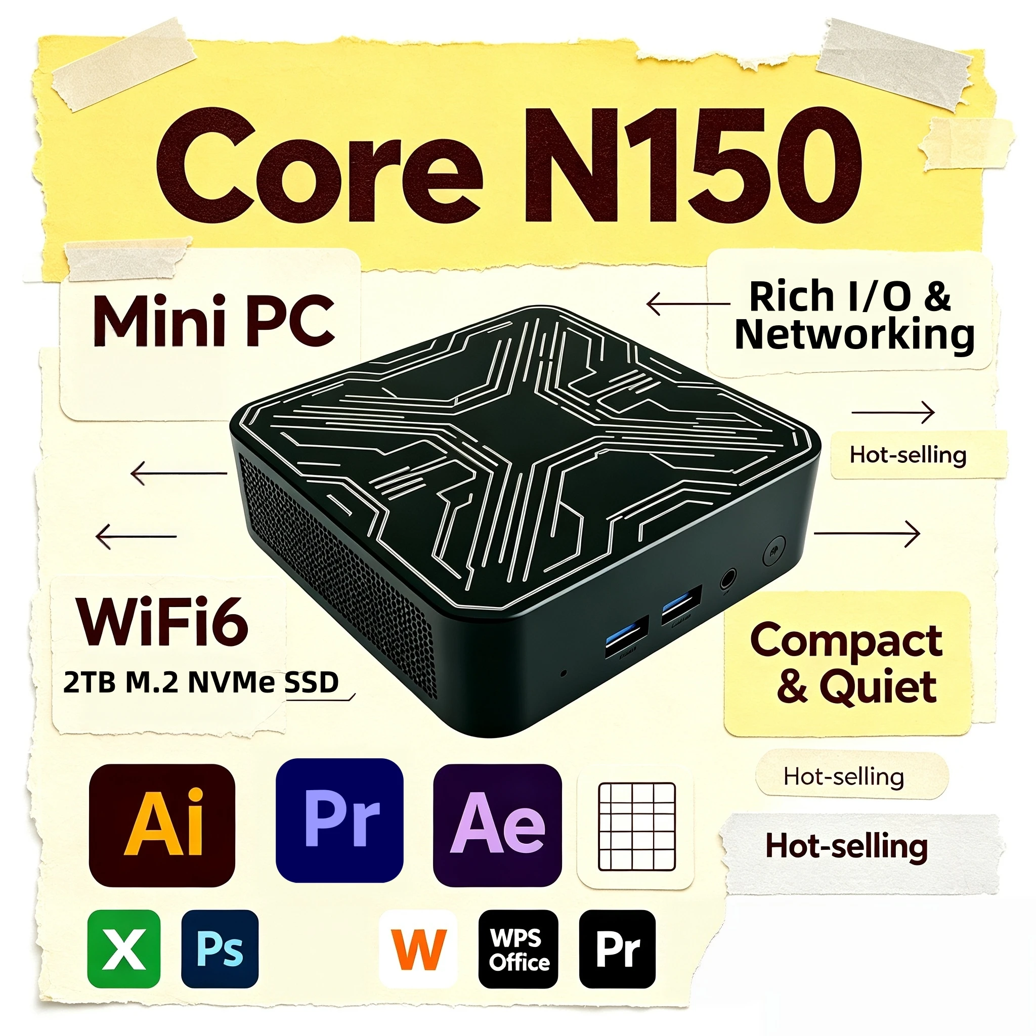 intel-n150-2026-portable-mini-computer-16gb-ddr4-m2-nvme-ssd-triple-4k-screen-wifi6-silent-cooling-home-office-desktop