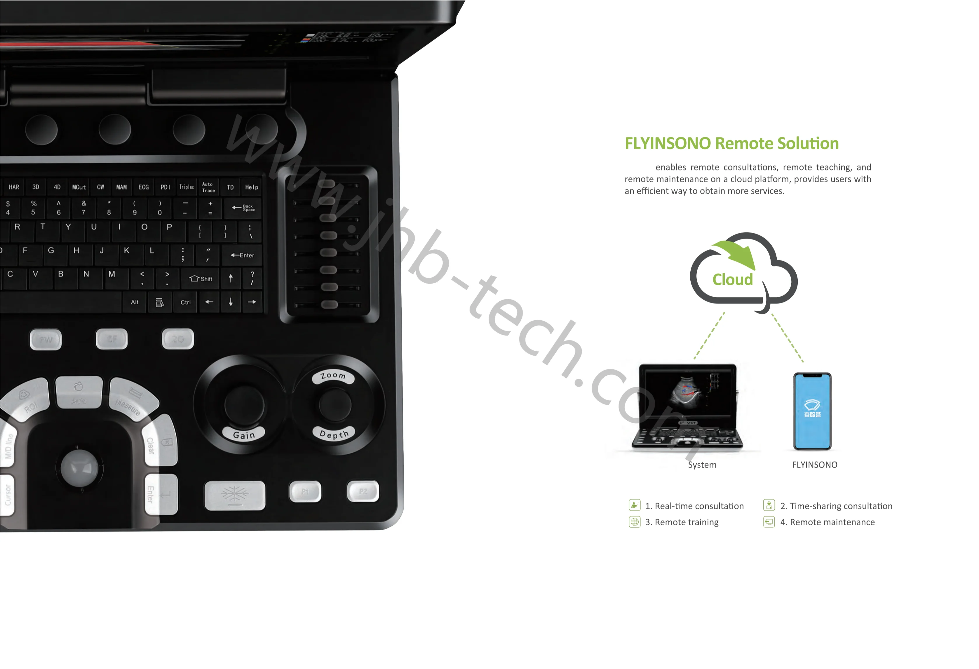 VINNO D2-Vet Portable Color Doppler Ultrasonic System for Animals Other Ultrasonic Medical Veterinary Ultrasound Instruments