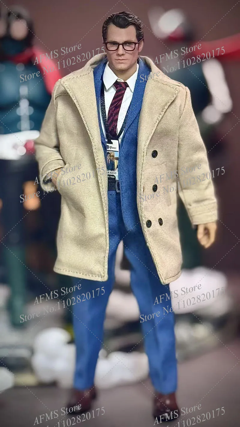 1/12 남자 군인 헨리 카빌 헤드 스컬 프트 슈퍼 히어로 모바일 아이 헤드 조각 맞는 6 인치 Manipple Studio/Mezco 액션 피규어 바디