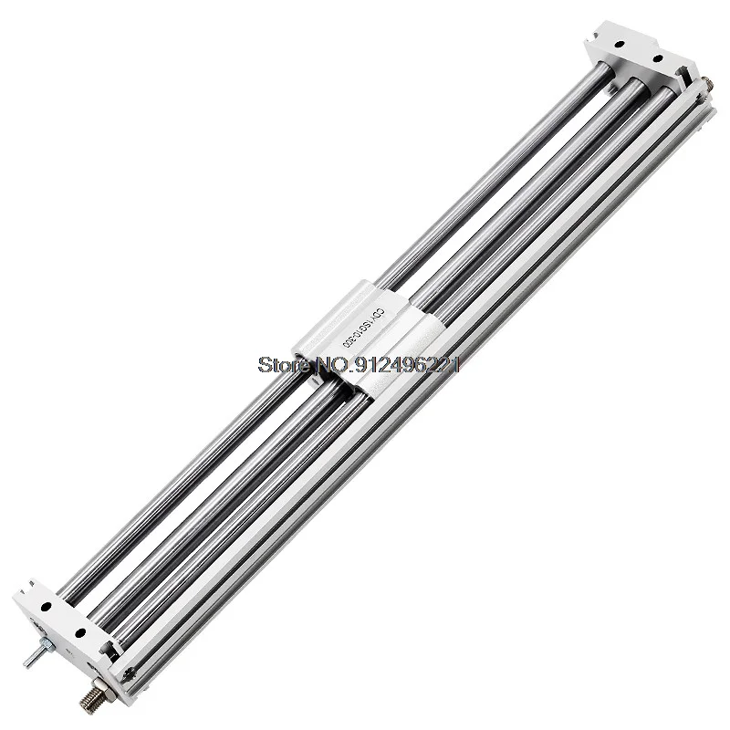 CY1S CDY1S Series Bore 10/15/20/25/32/40mm Stroke 50-1500mm Magnetic Coupling Rodless Cylinder Pneumatic Cylinder be Customized