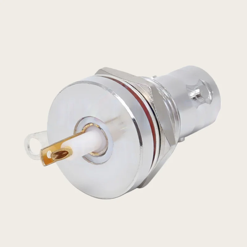 TRB-KY BNC triaxial female wall socket BJ76 triaxial 1553B panel socket connector BJ770