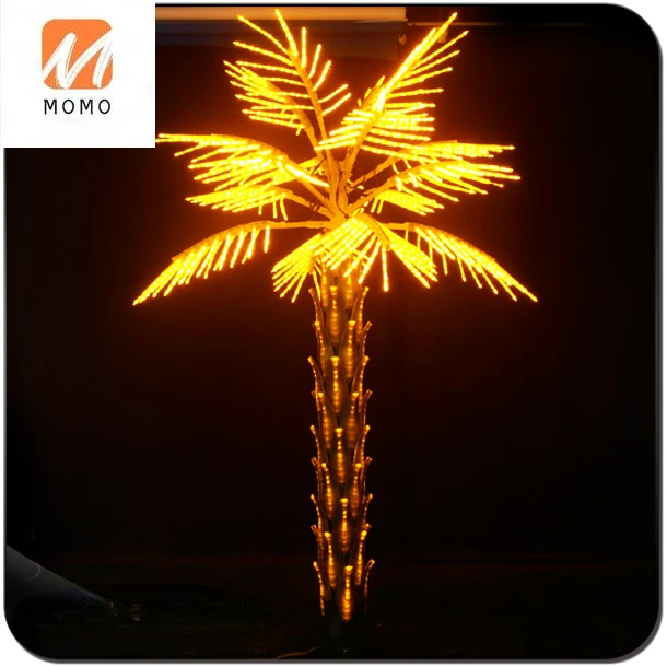 selling products artificial palm tree with led lights