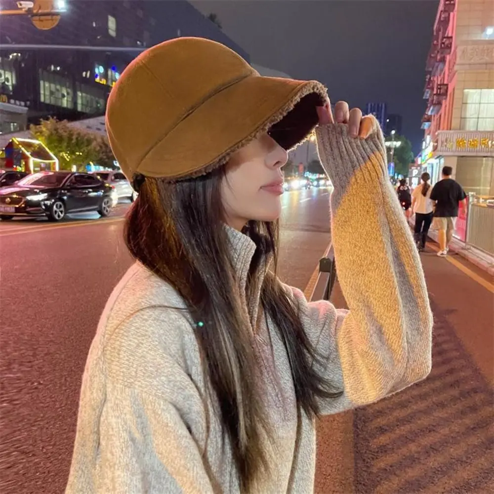 خمر يندبروف الصوف قبعة بيسبول لينة أفخم الشتاء بلغت ذروتها قبعة سميكة قبعة دافئة ركوب الخيل