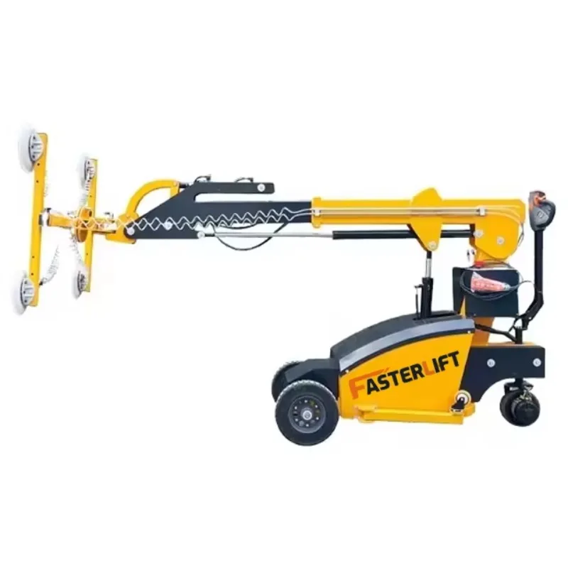 

【Best-selling】Electric Mobile Glazing Trolley Glass Loading R-obot