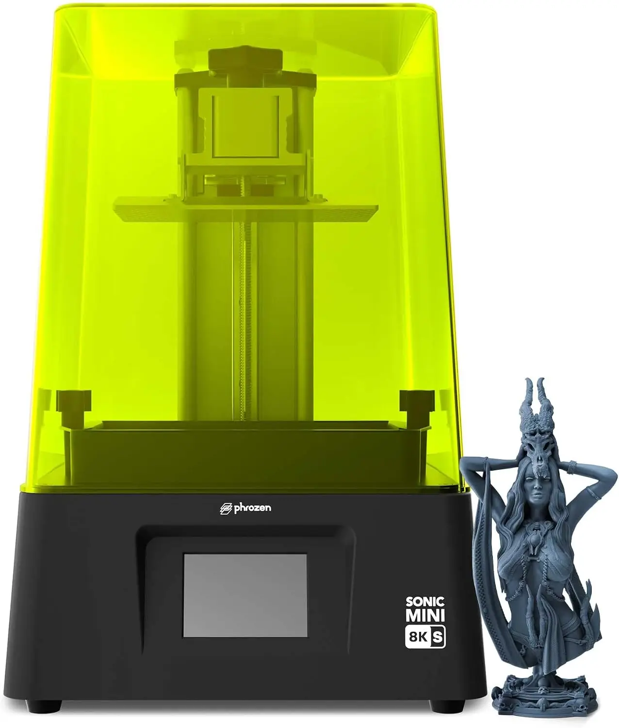 LCD Resin 3D Printer 7.1 Inch Monochrome Screen 22µm XY Resolution 6.5 2.8 6.7 Inch Print Space Create Models Miniatures Action
