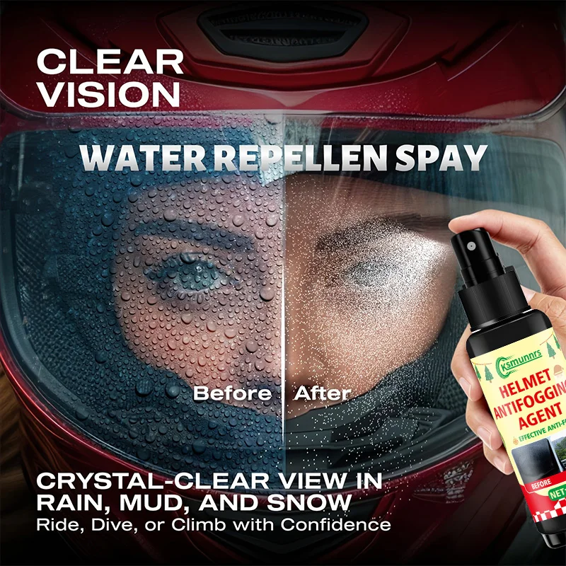 

Helmet Anti-Fog Spray, Large Temperature Difference in Winter Rainy Days, Long-Lasting Anti-Fog, Electric Vehicle Helmet, Ski Go