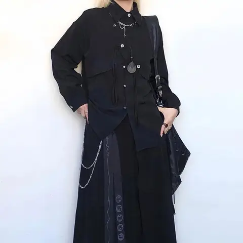 10 best sales asymmetriska herrskjortor - №5