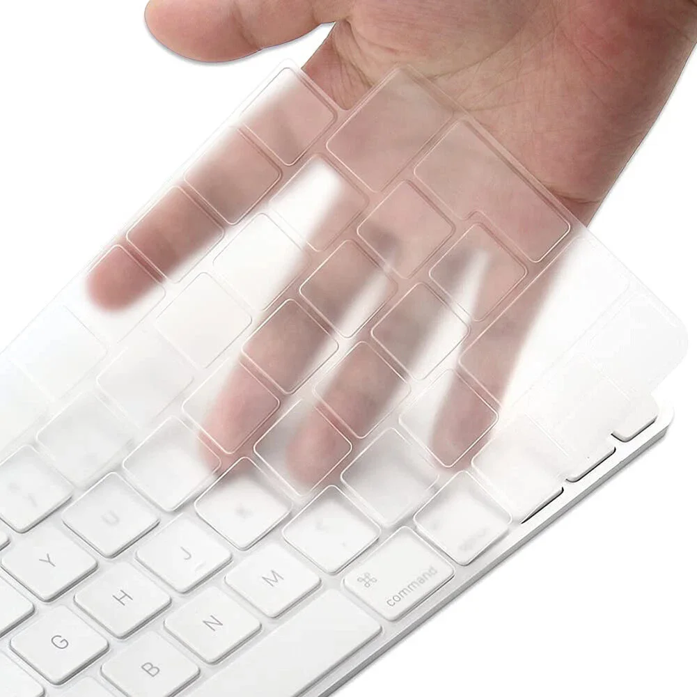 Ultra Thin Transparent TPU Keyboard Cover for iMac 24 inch Magic Keyboard 2021