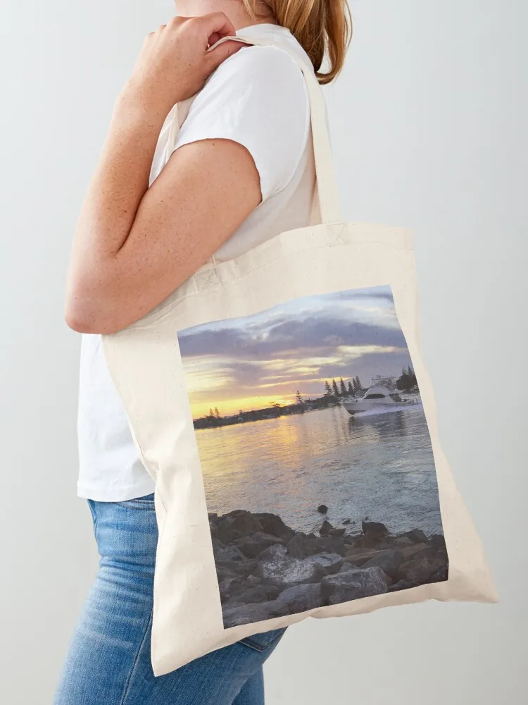 Cruising into the sunset 0563 Tote Bag shopping trolley bag Women's shopping bag Canvas for women