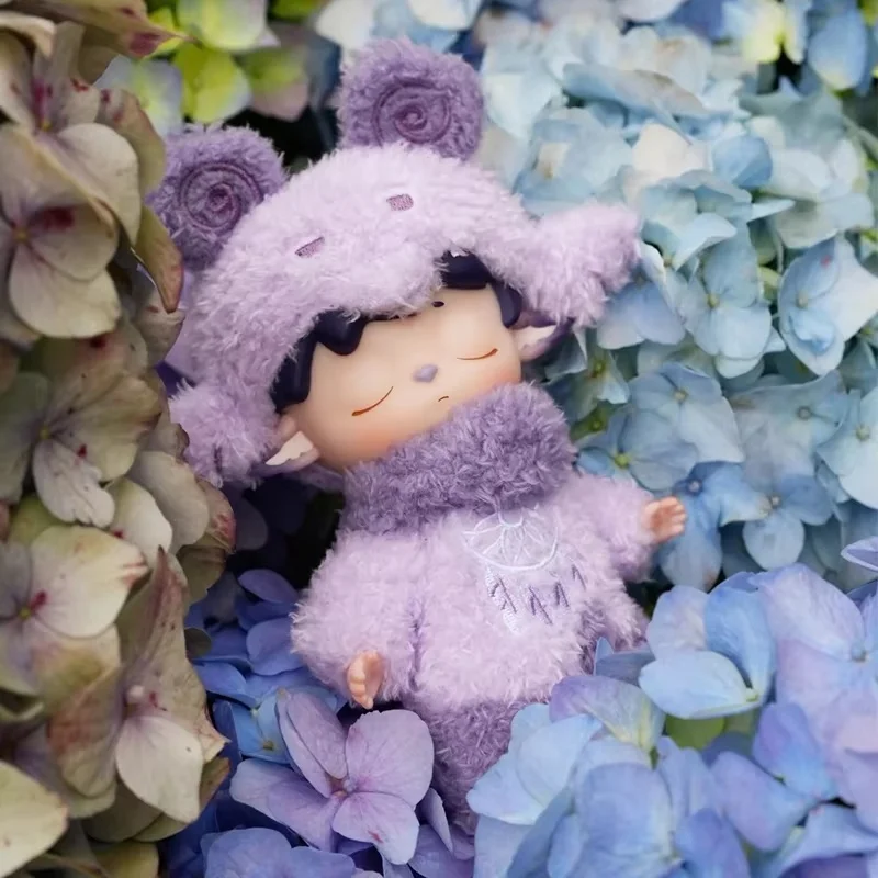 Heyone Mimi Little Monster Series الفينيل القطيفة صندوق أعمى قابل للجمع لطيف الشكل زخرفة أنيمي نموذج Kawaii الفتيات هدية عيد ميلاد
