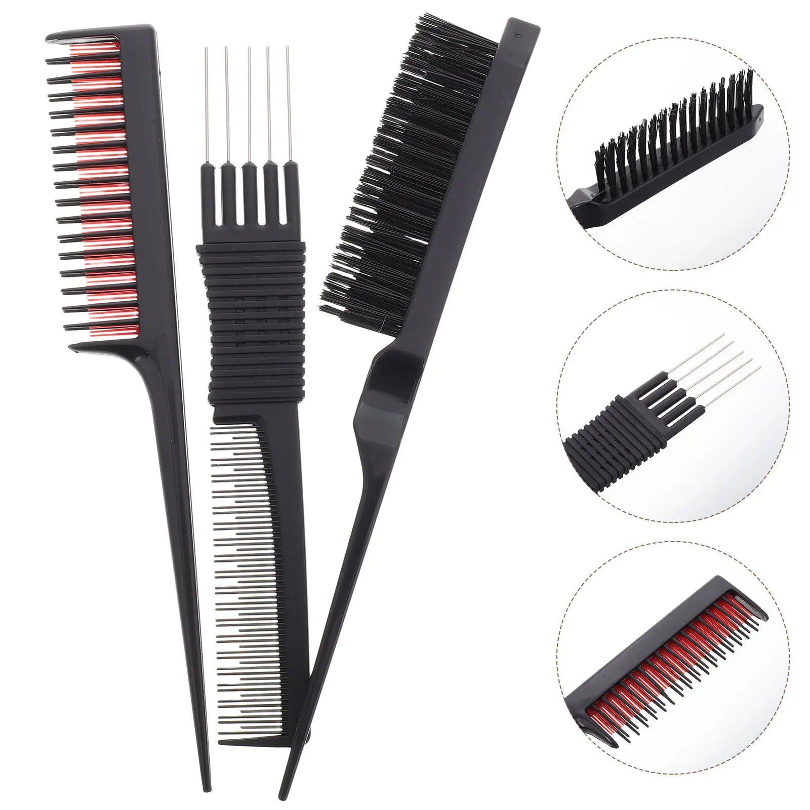 

Расческа для мужчин и женщин от перхоти с разделительными зубцами, для укладки, парикмахерская, с мелкими зубьями, щетка